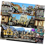 Town Terrain Backdrops x6