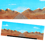 Dirt Road Backdrop (Painted) #001 PDF